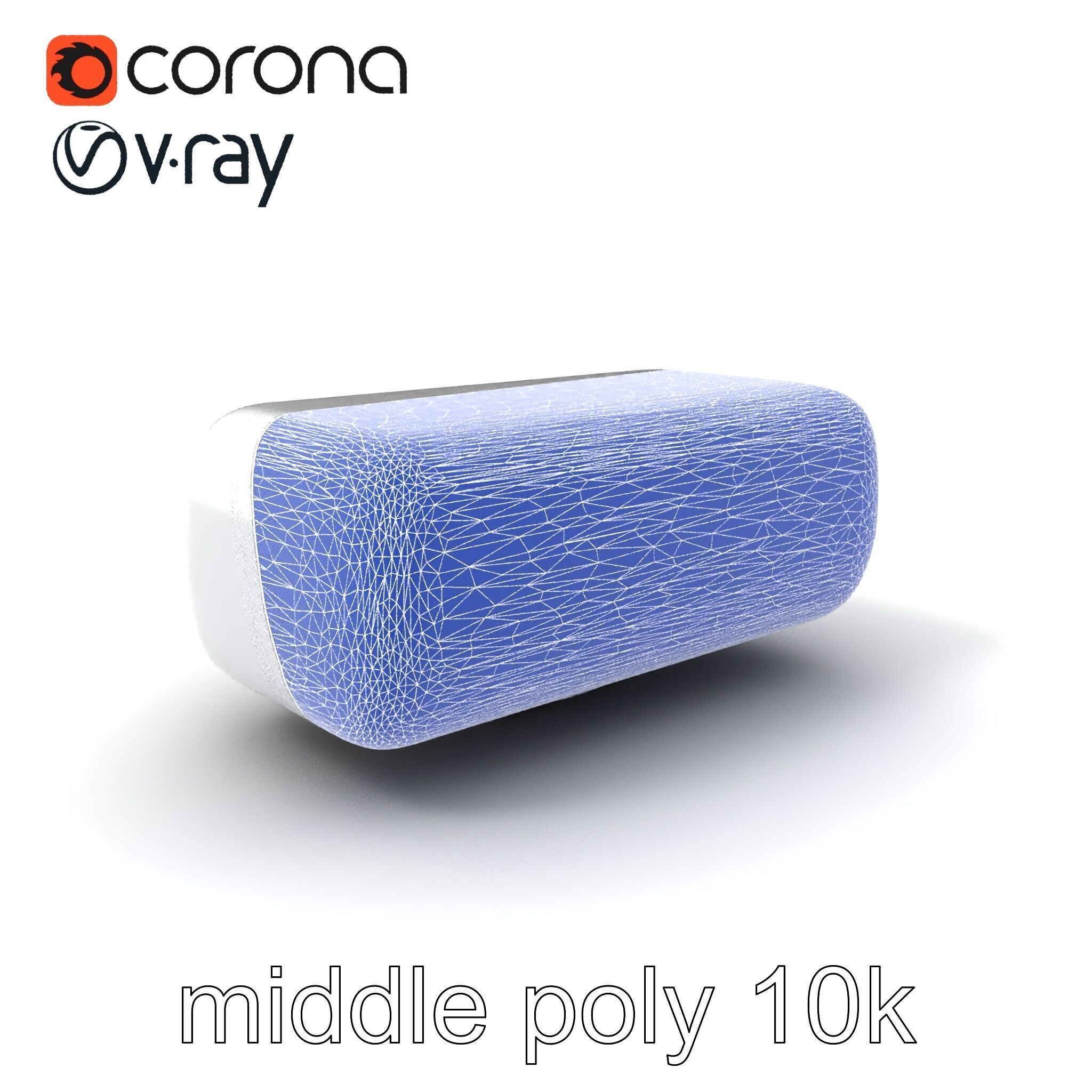 Curved Rectangle Smooth Edges model pack Low-poly 3D model_6