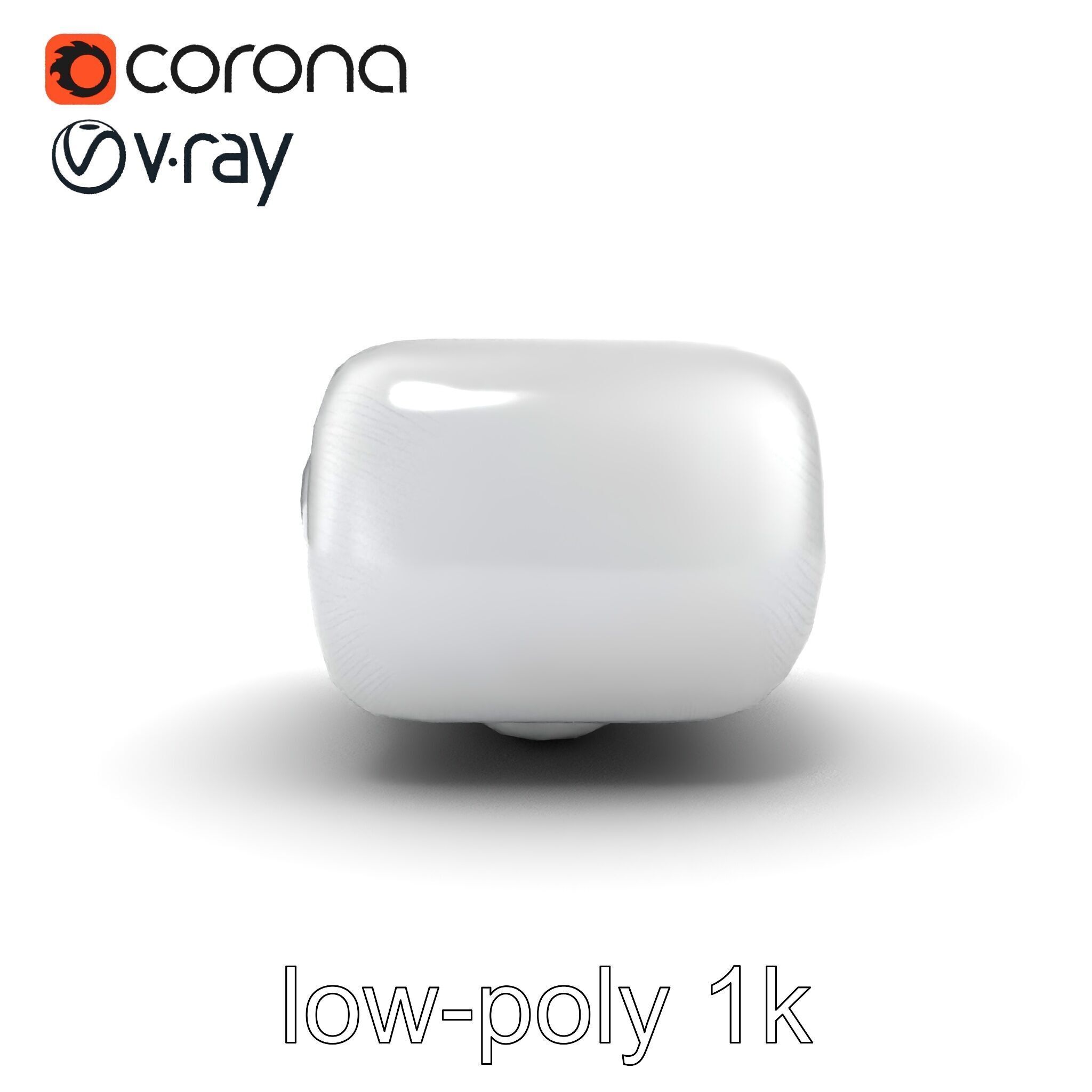 Curved Rectangle Smooth Edges model pack Low-poly 3D model_17