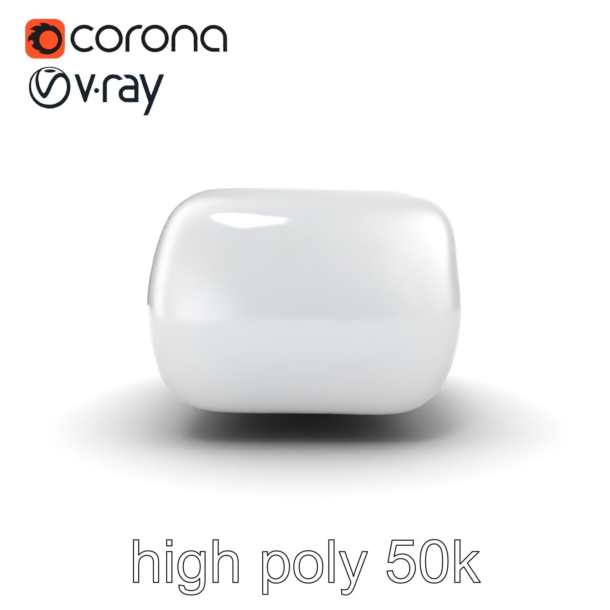 Curved Rectangle Smooth Edges model pack Low-poly 3D model_20