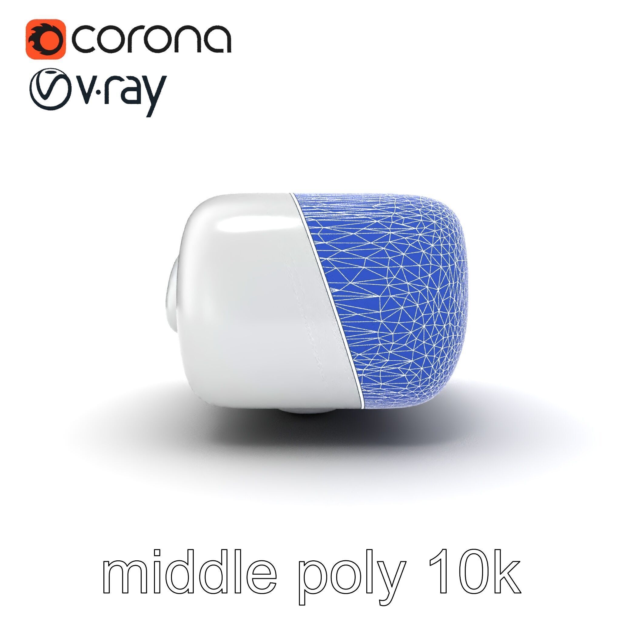 Curved Rectangle Smooth Edges model pack Low-poly 3D model_27