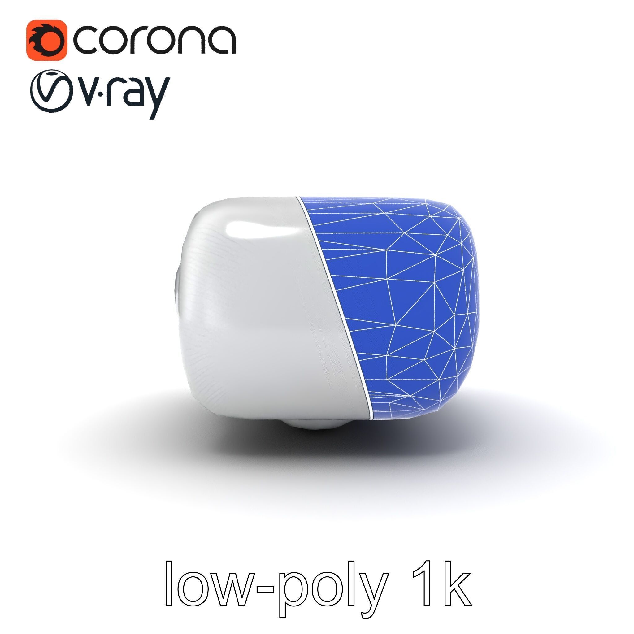 Curved Rectangle Smooth Edges model pack Low-poly 3D model_15