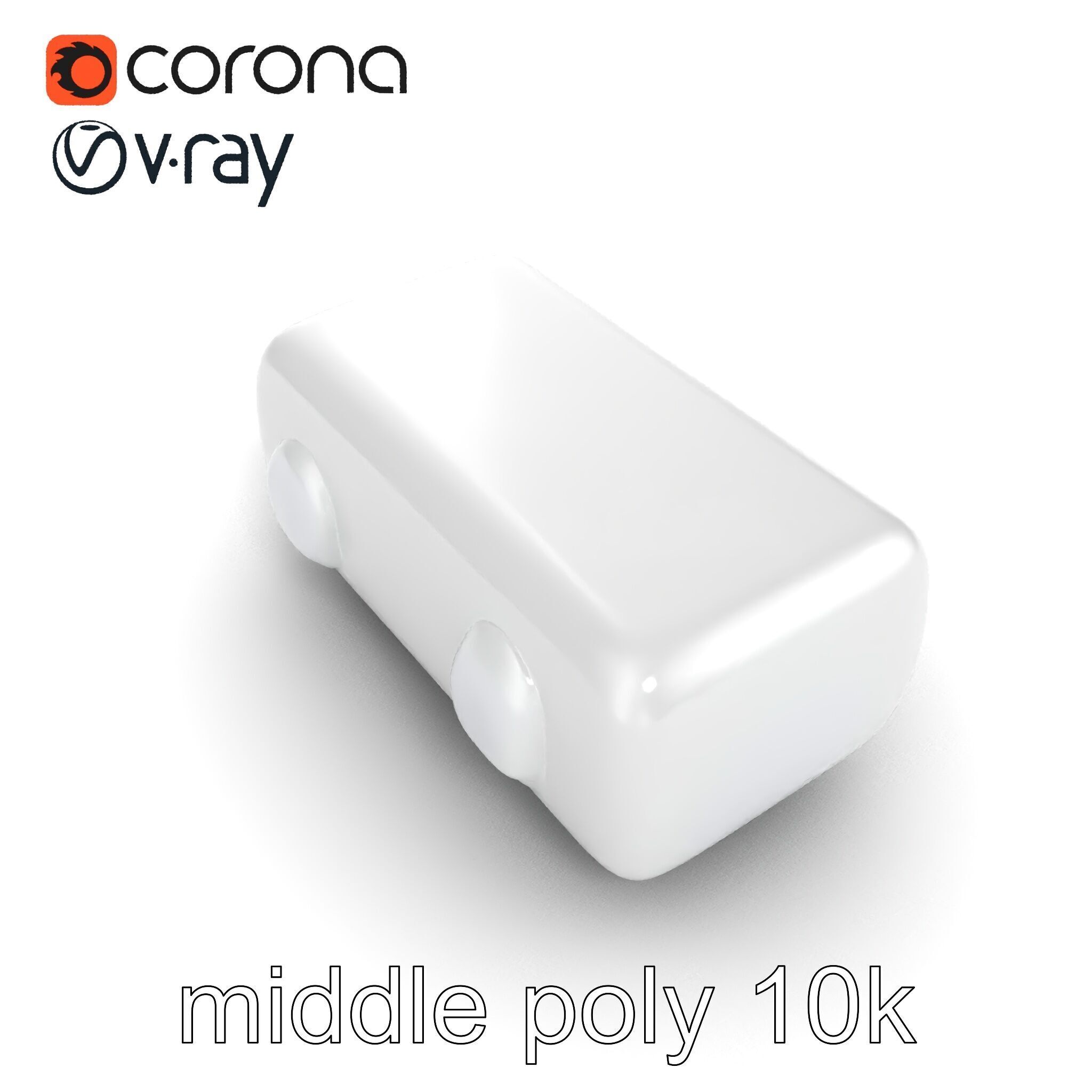 Curved Rectangle Smooth Edges model pack Low-poly 3D model_12