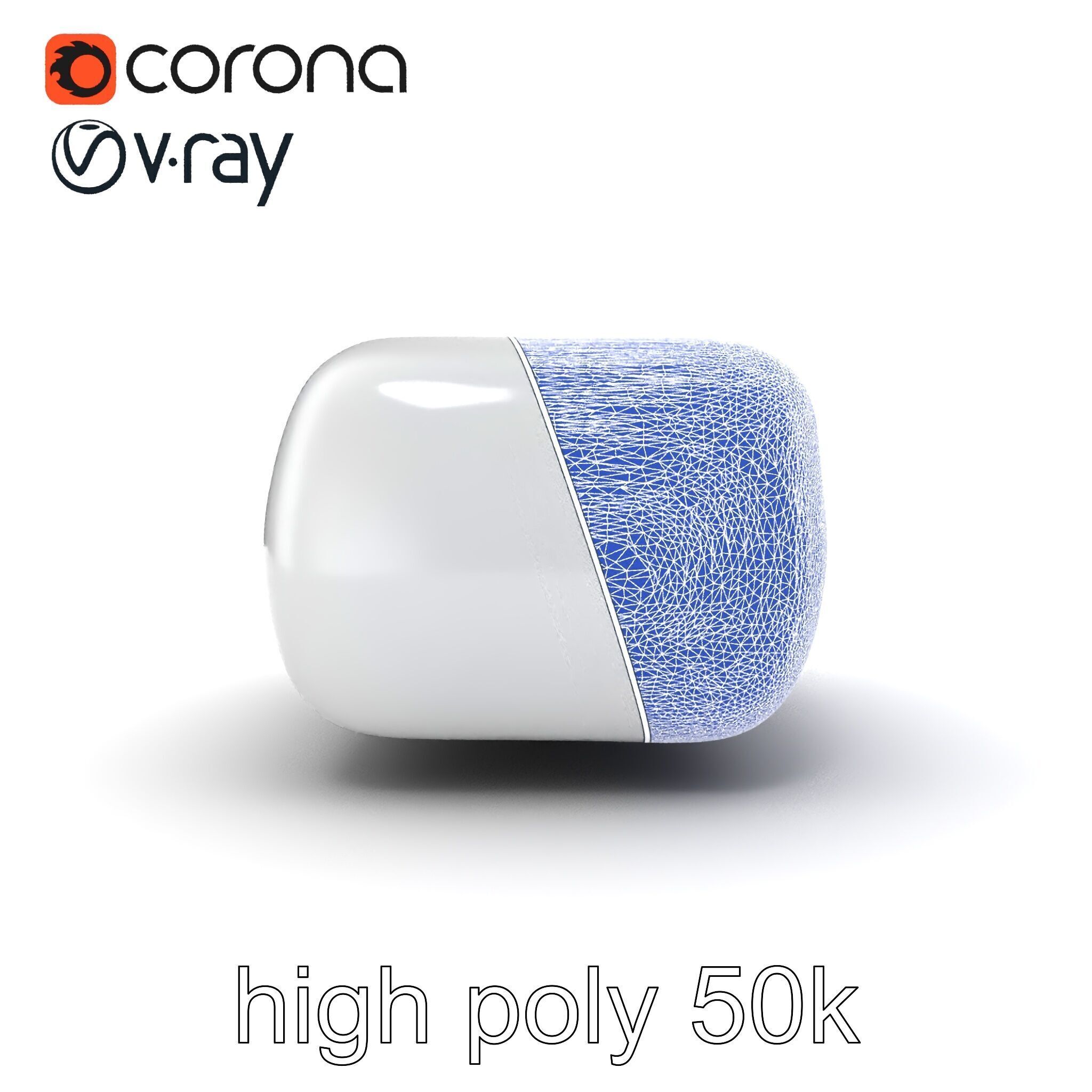 Curved Rectangle Smooth Edges model pack Low-poly 3D model_22