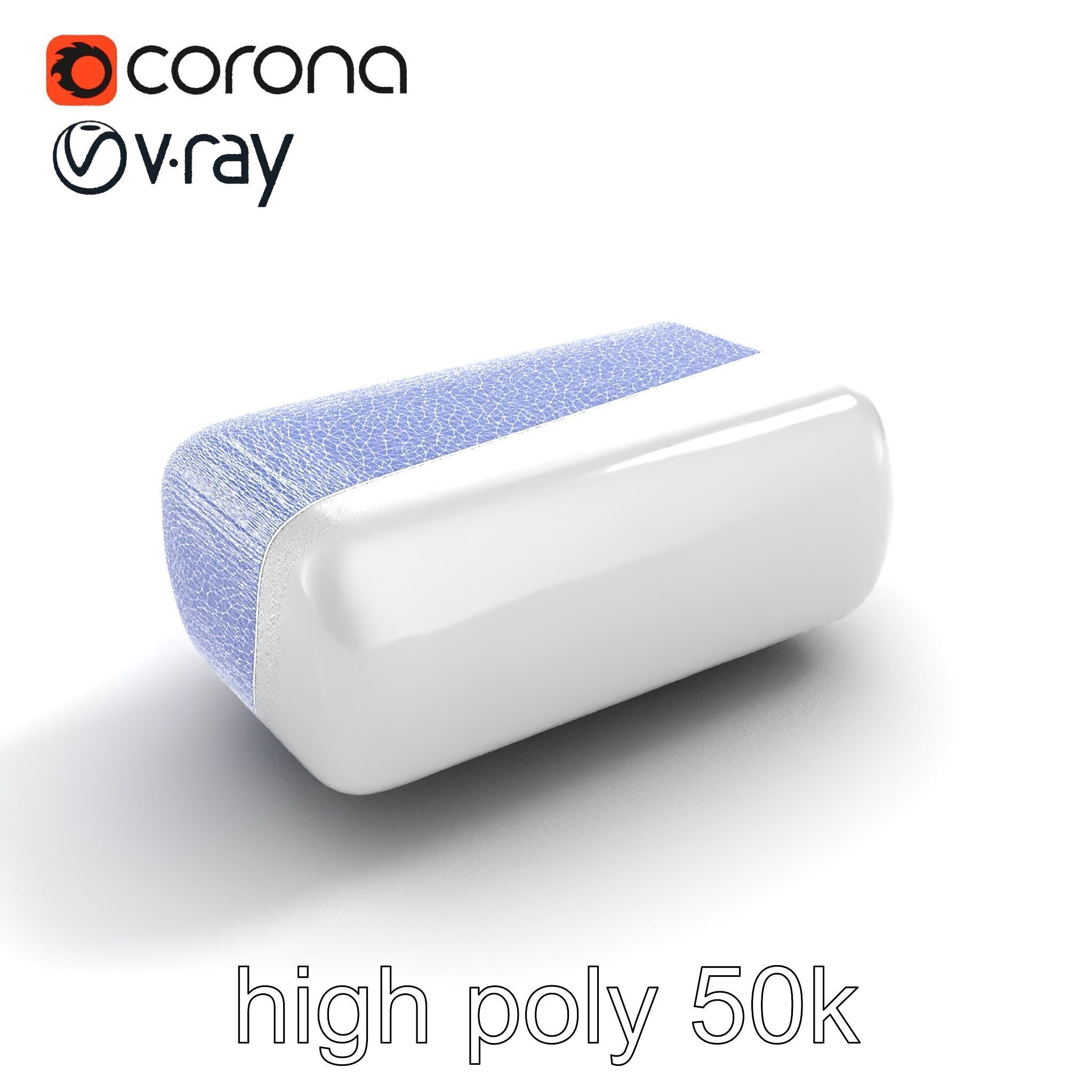 Curved Rectangle Smooth Edges model pack Low-poly 3D model_31