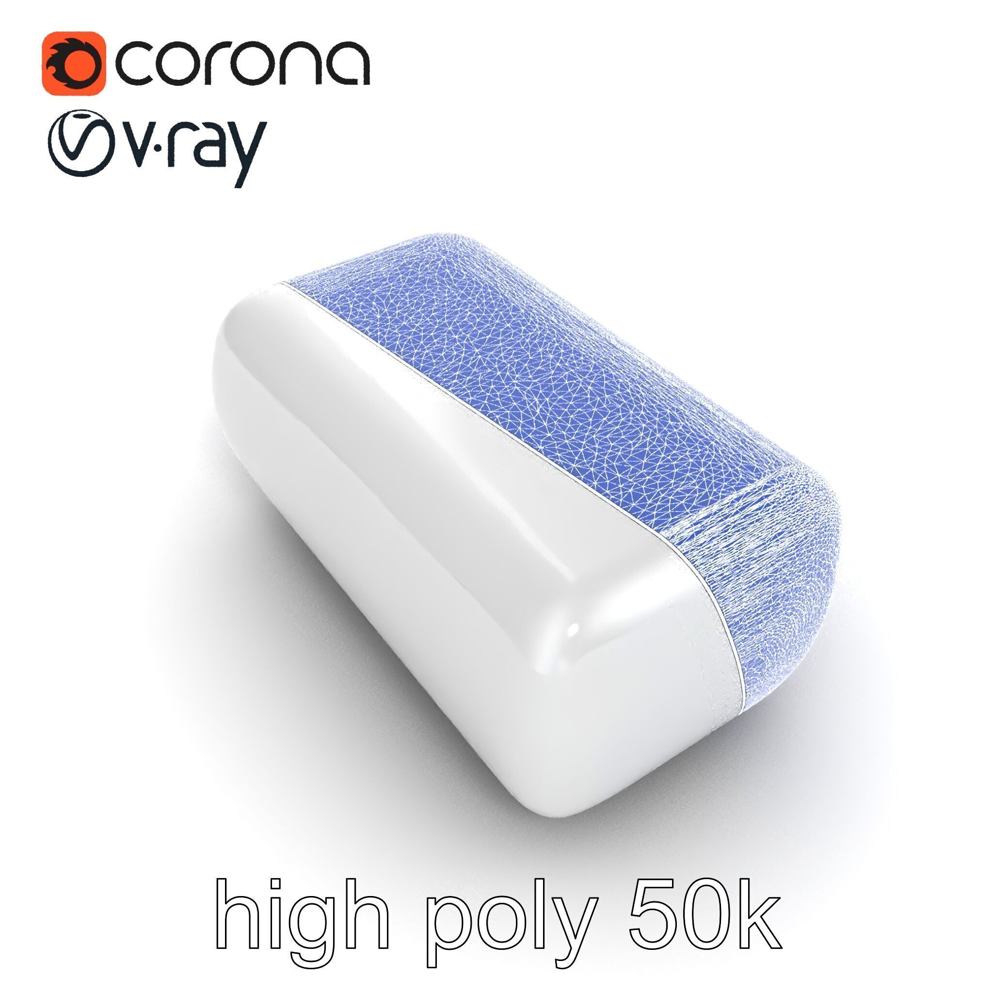 Curved Rectangle Smooth Edges model pack Low-poly 3D model_28