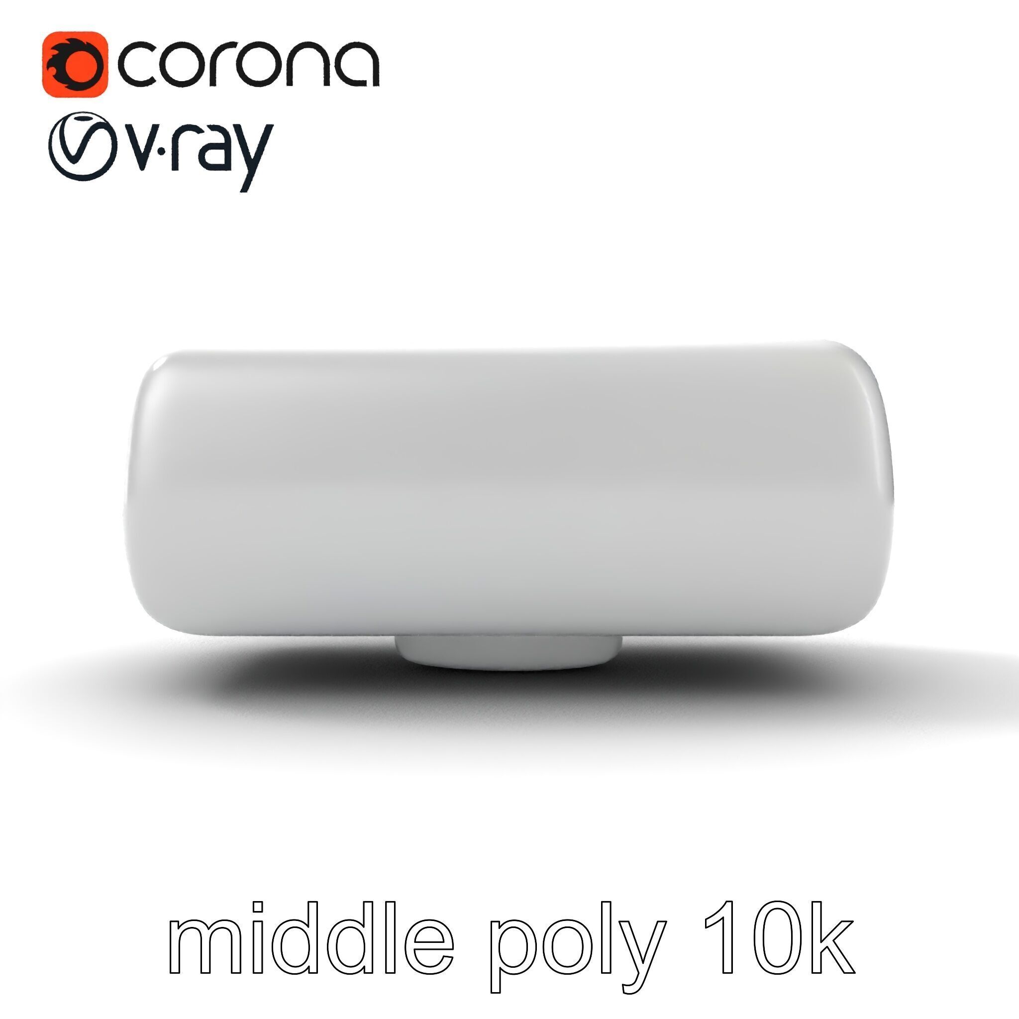 Curved Rectangle Smooth Edges model pack Low-poly 3D model_18