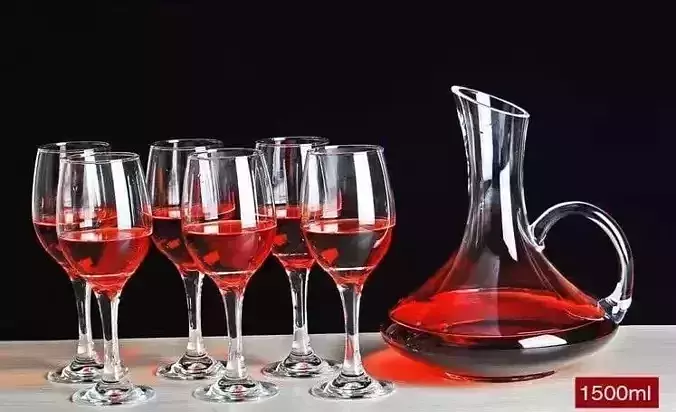 Realistic Glasses Set