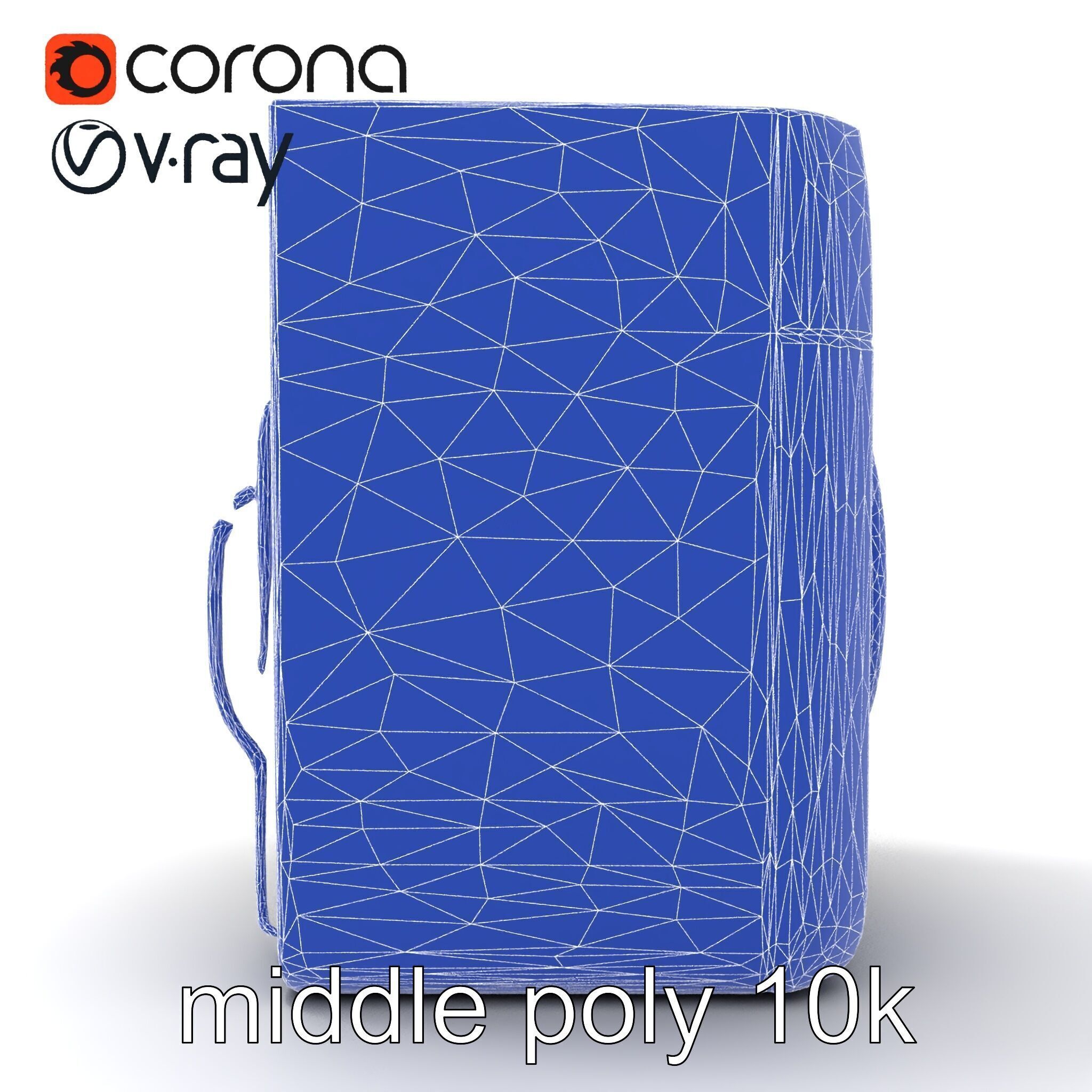 Futuristic Minimalist Laundry Wash Tower model pack Low-poly 3D model_28