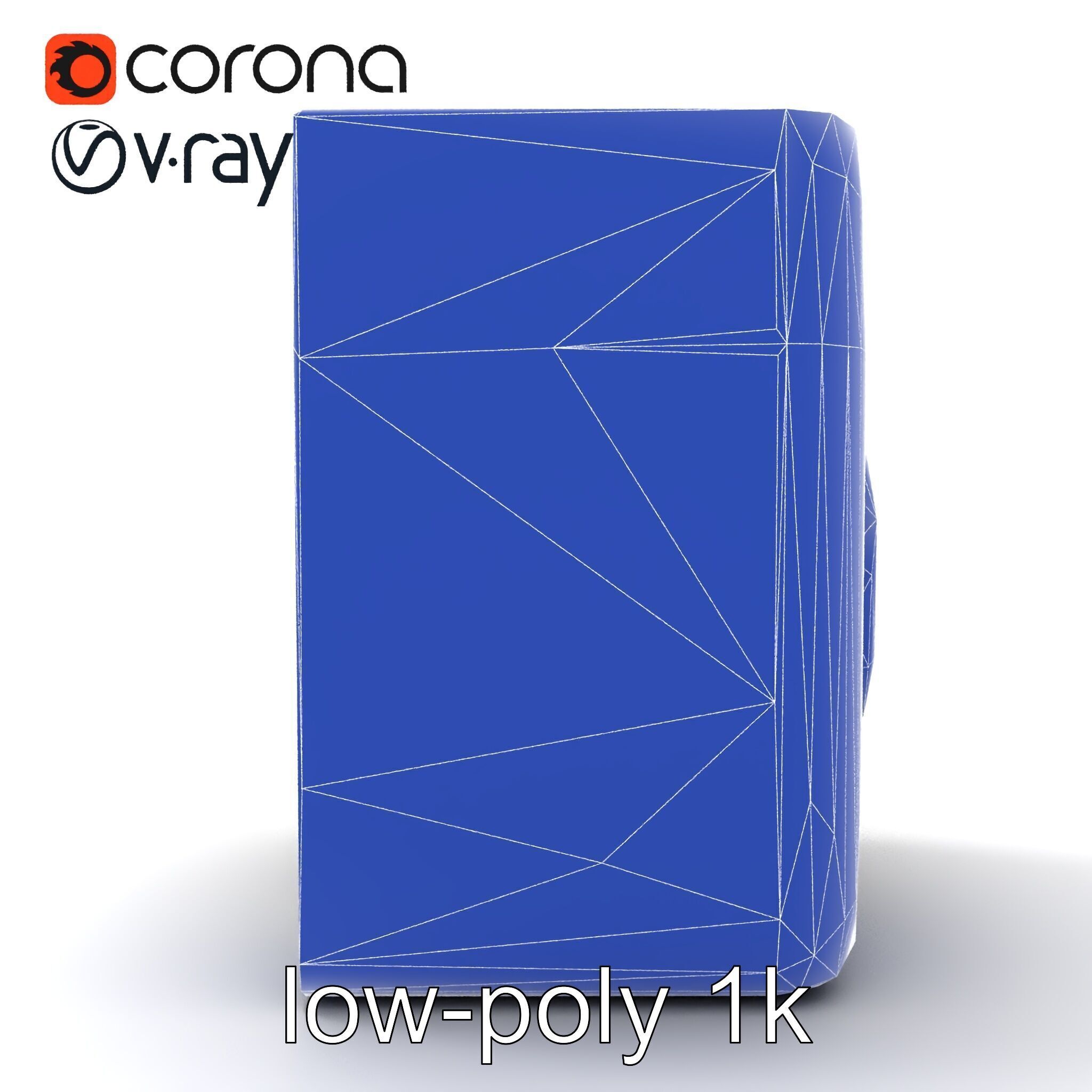 Futuristic Minimalist Laundry Wash Tower model pack Low-poly 3D model_19