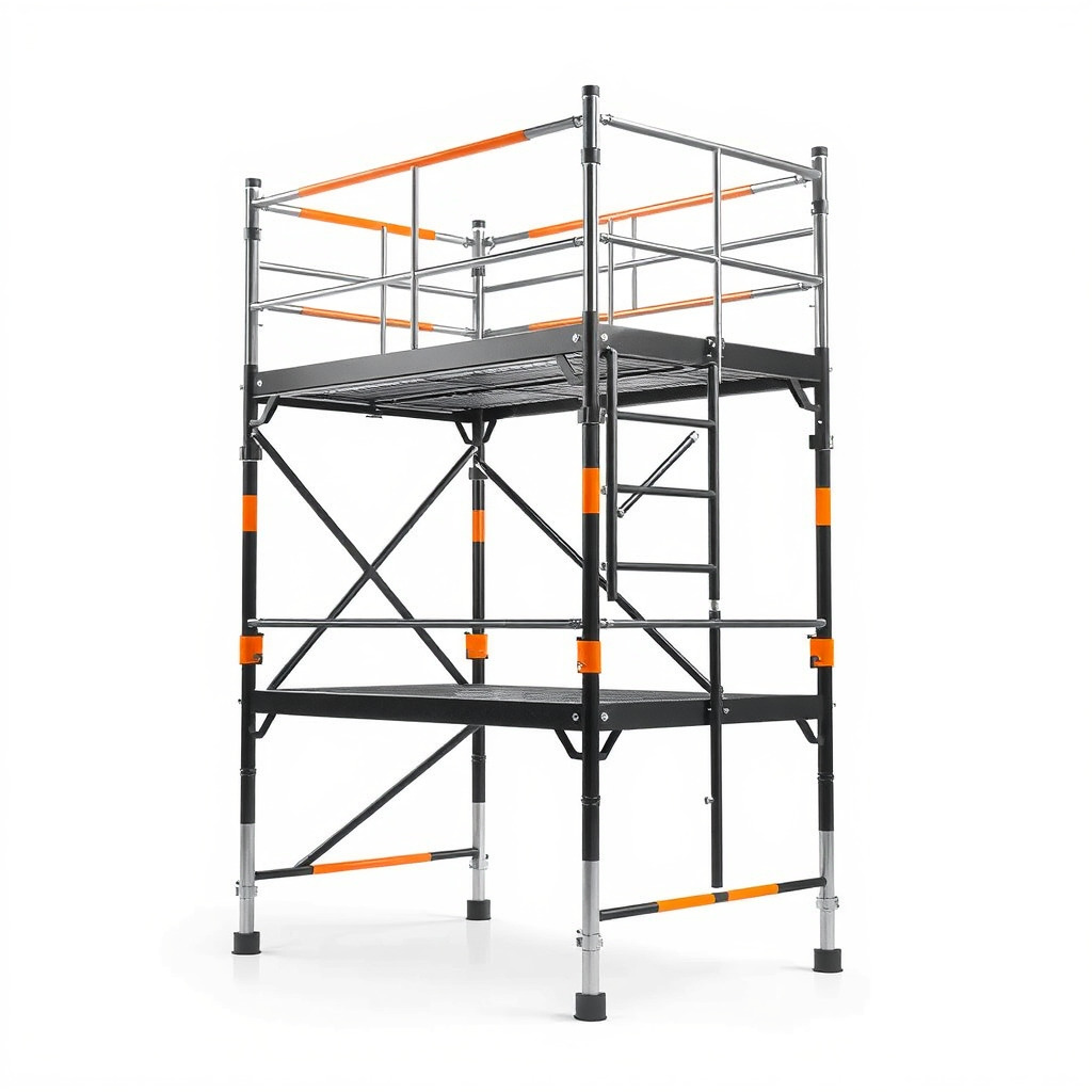 Industrial Scaffold Ladder Modular Platform model pack Low-poly 3D model_3