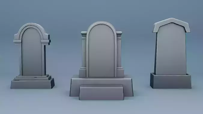 Stylized Tombstones