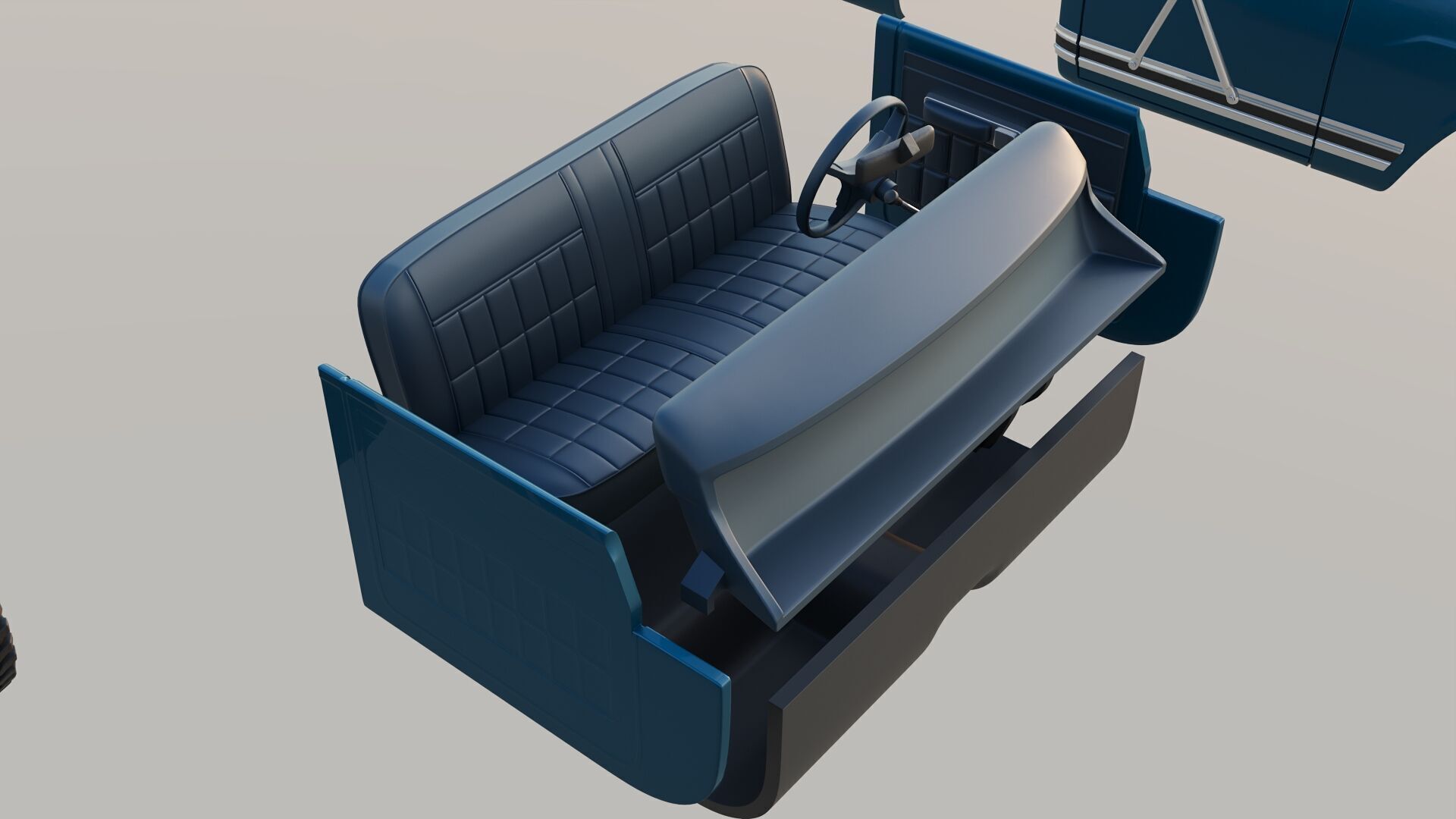 International Pickup 1972 3D print model_28