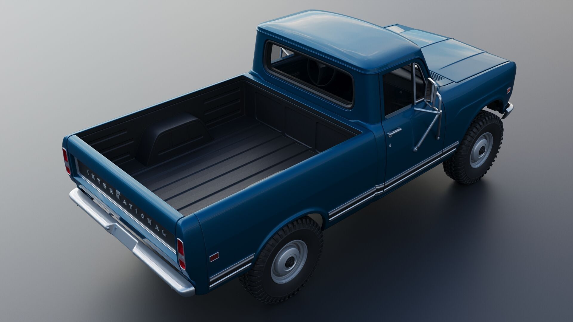 International Pickup 1972 3D print model_7
