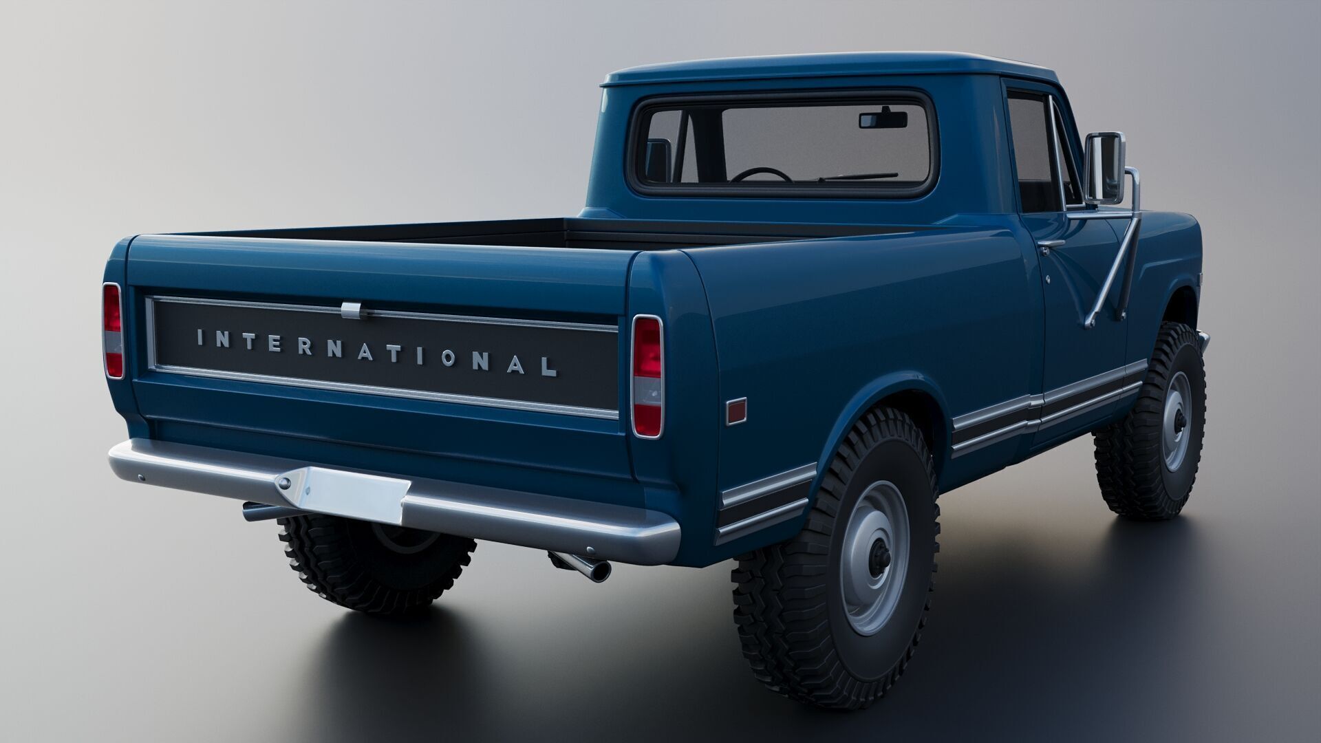 International Pickup 1972 3D print model_6