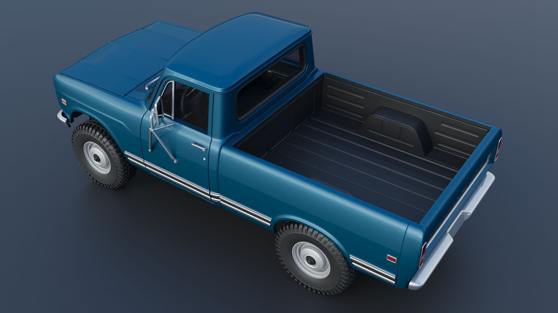 International Pickup 1972 3D print model_5