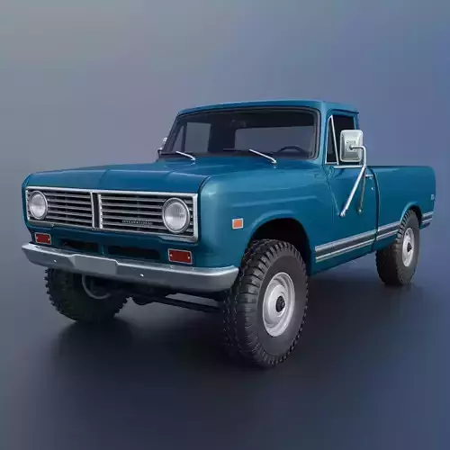 International Pickup 1972 3D print model