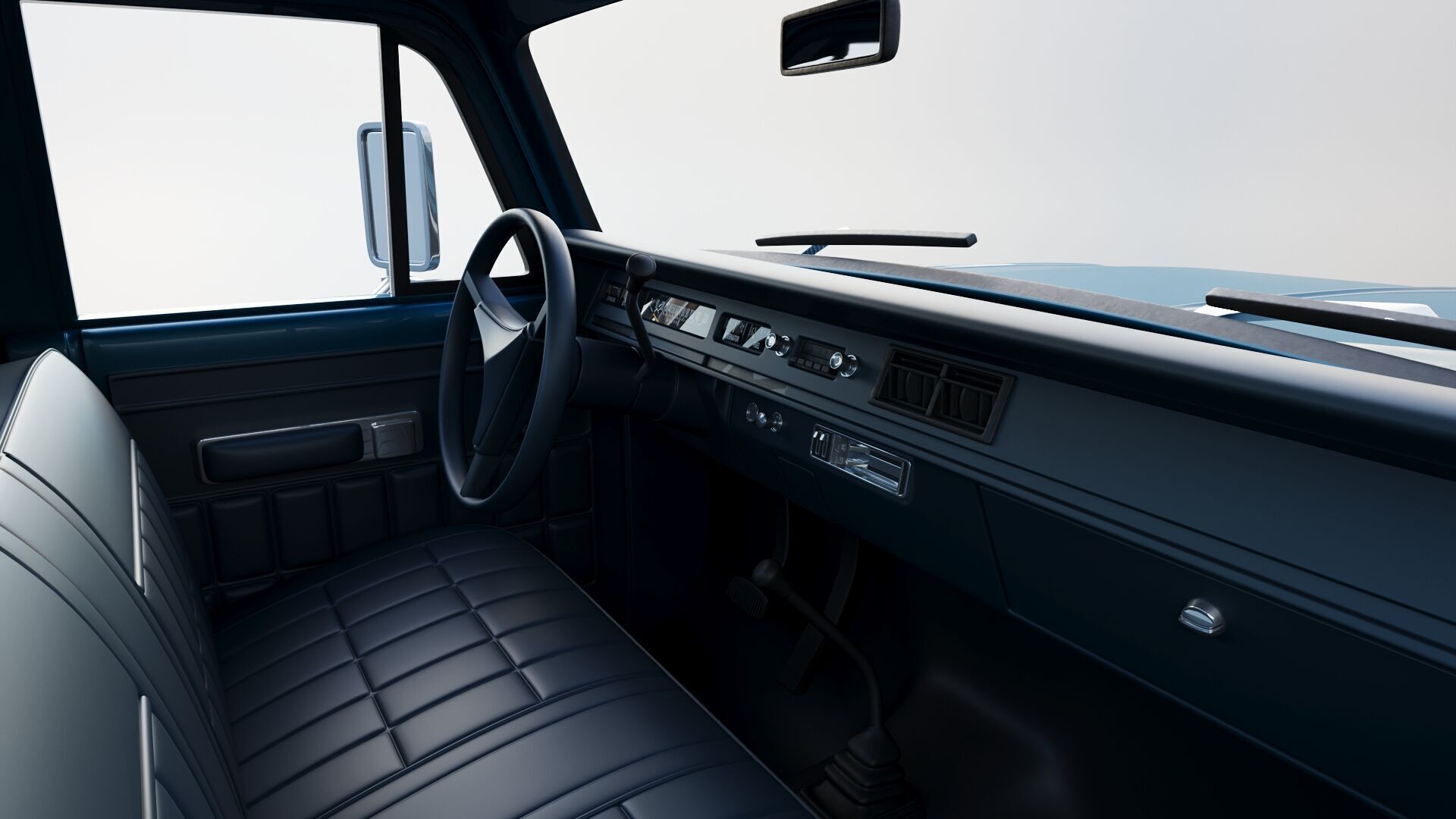 International Pickup 1972 3D print model_16