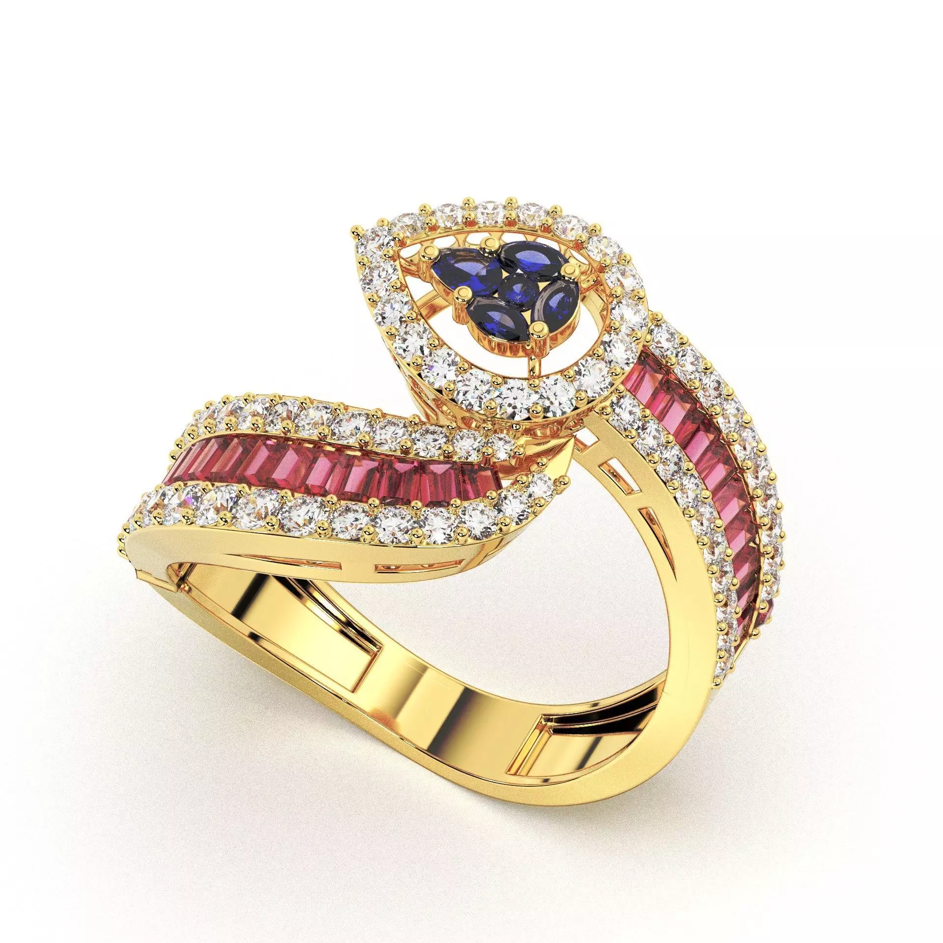 Beautifull ring 3dm and stl file available to sale 3D print model_0