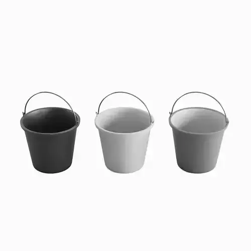 Industrial Plastic Bucket B Set 