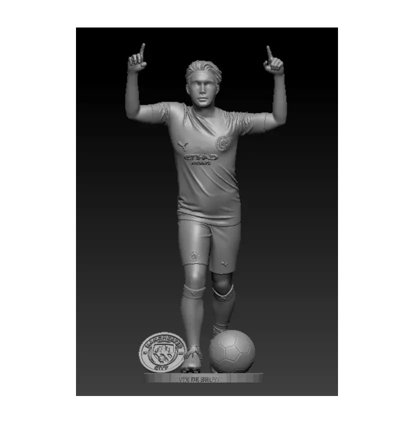 Kevin De Bruyne 3D Printable Figurine Football Fans 3D print model