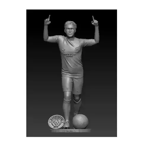 Kevin De Bruyne 3D Printable Figurine Football Fans 