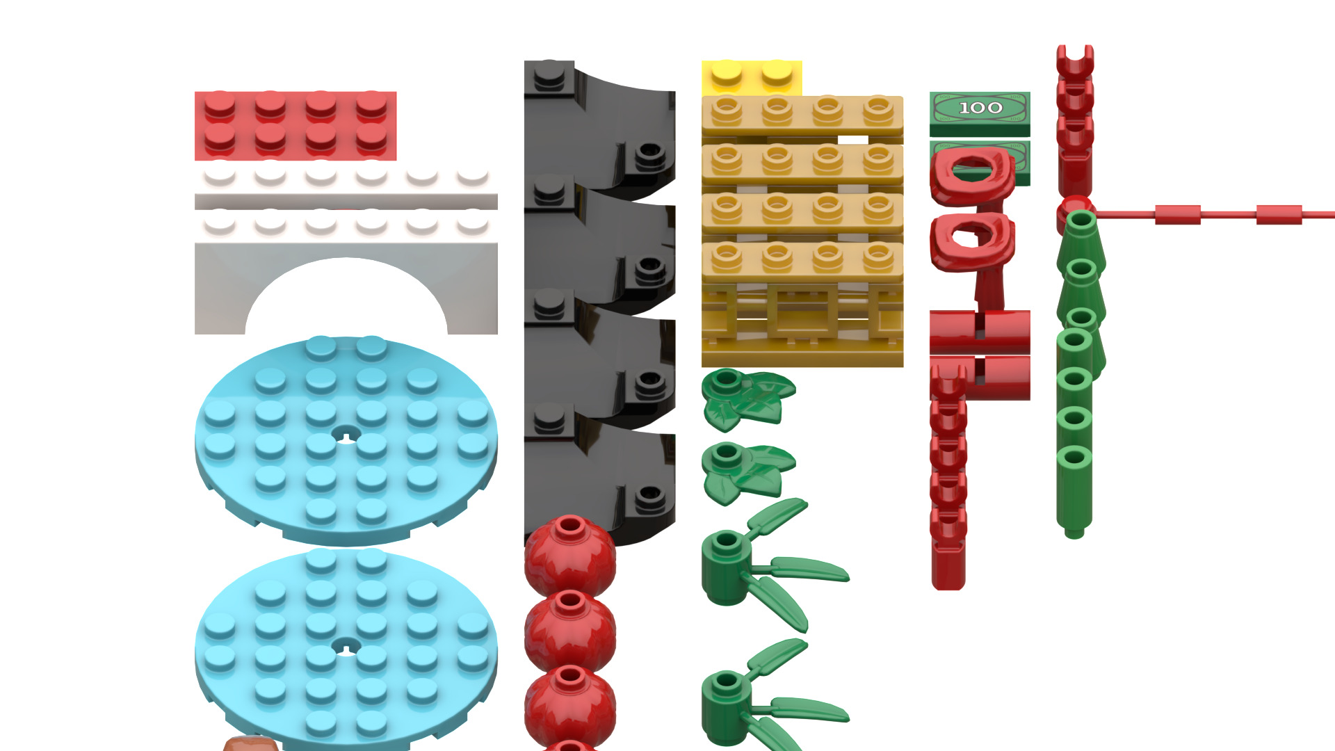 TwindBricks3D - 40605 Lunar New Year VIP Add-On Pack 3D print model_1