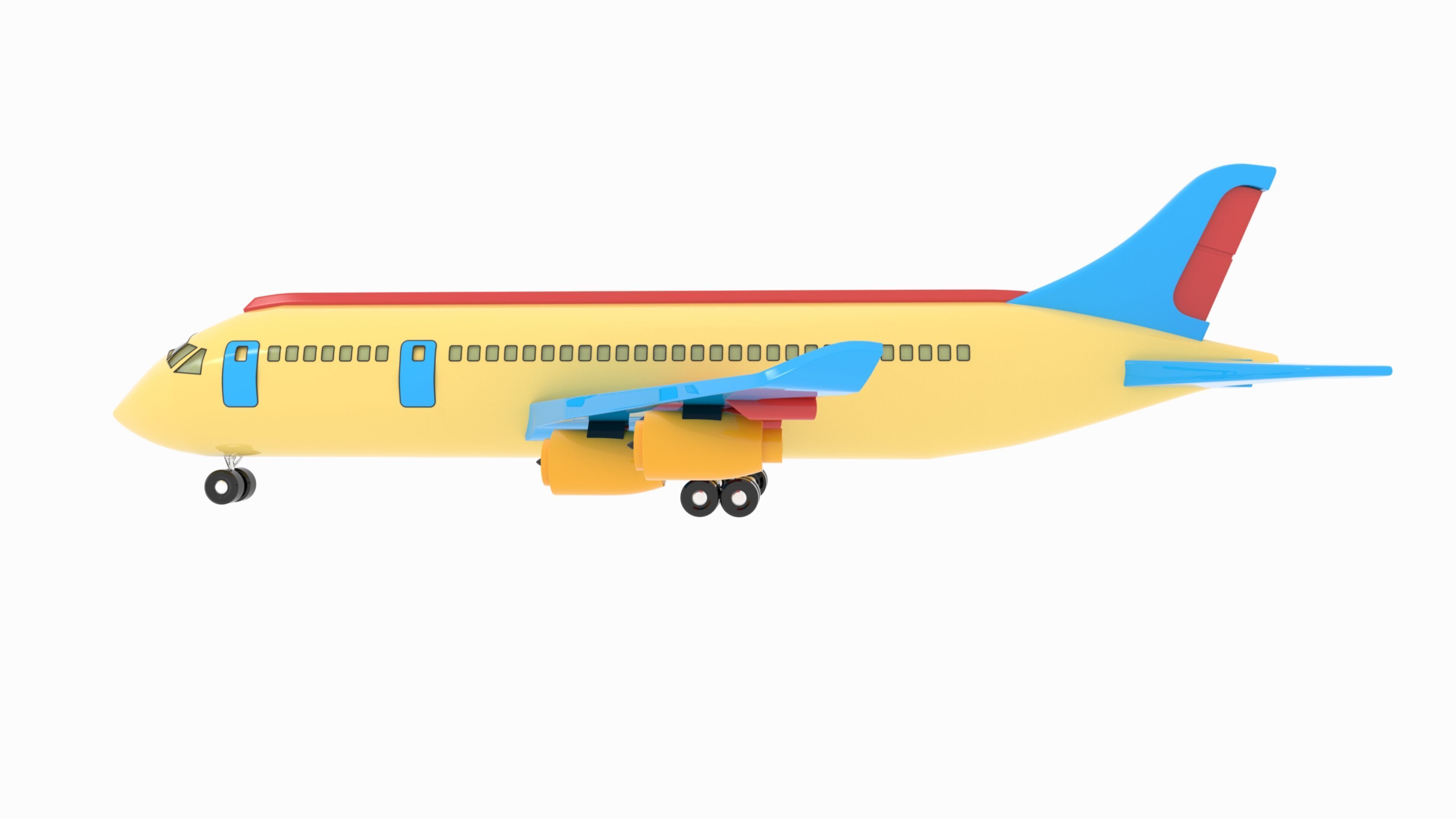 Aeroplane A2 3D print model_4