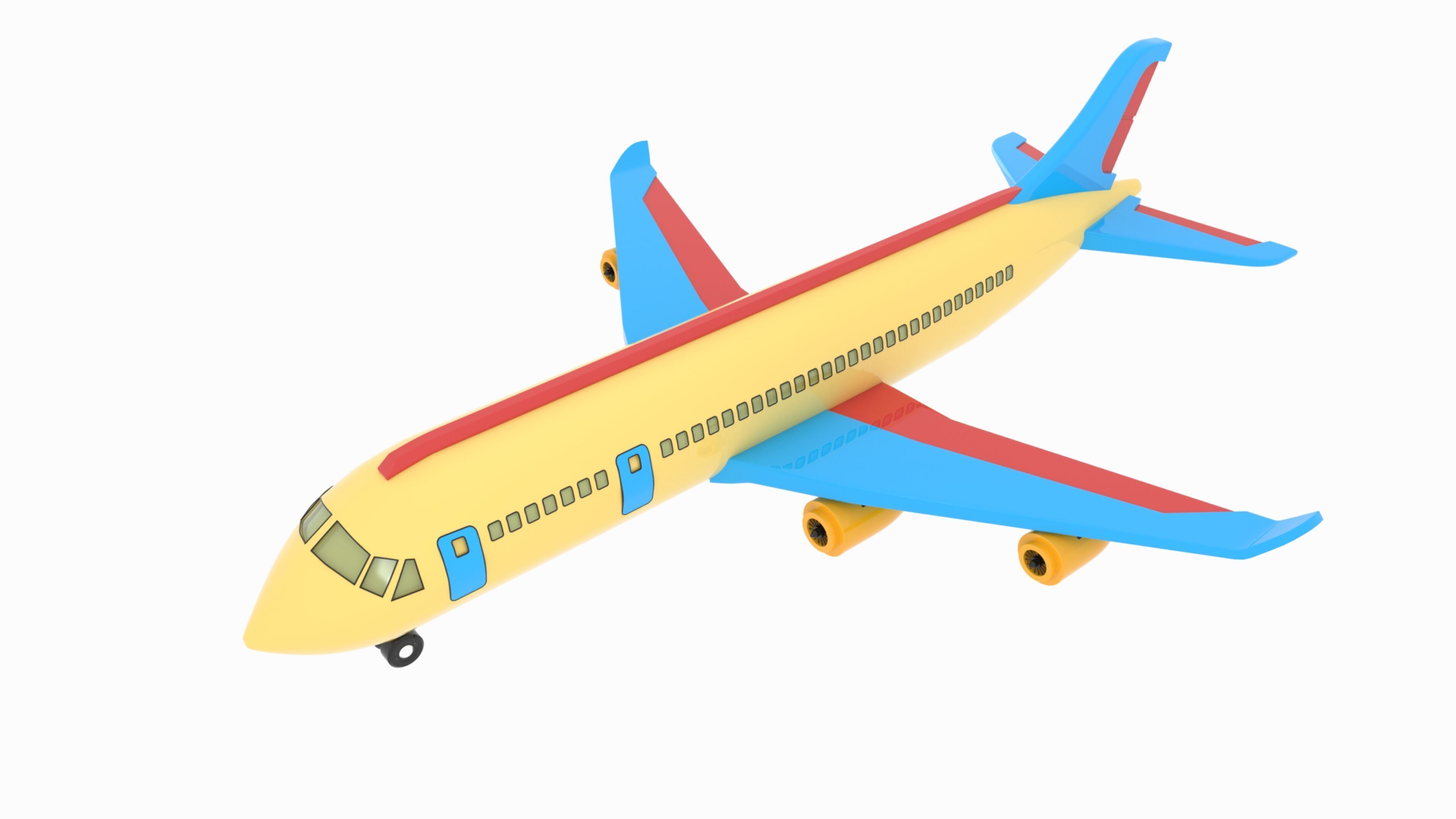 Aeroplane A2 3D print model_3