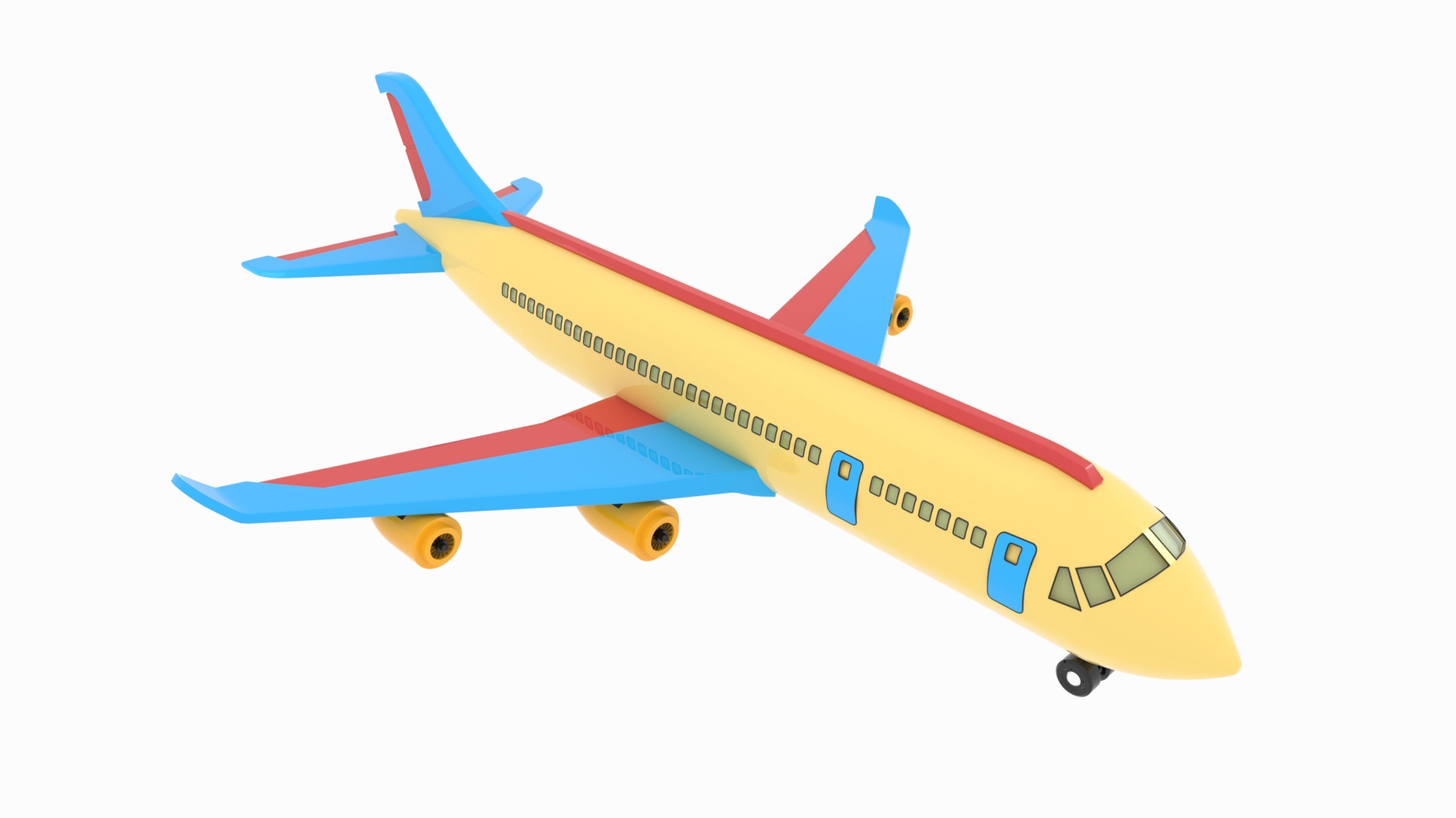 Aeroplane A2 3D print model_1