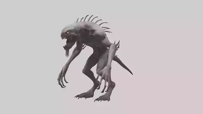 Horrific monster model