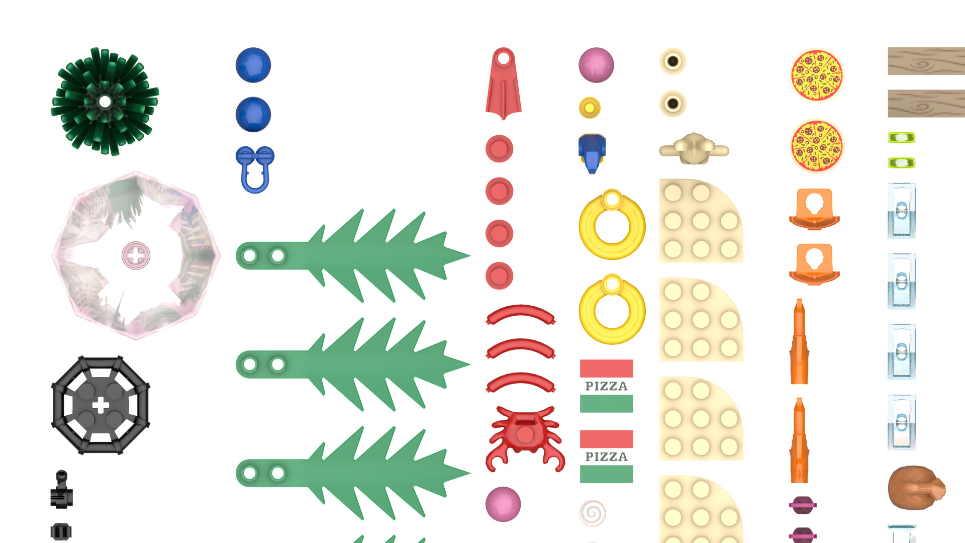 TwindBricks3D - 40607 Summer Fun VIP Add-On Pack 3D print model_1