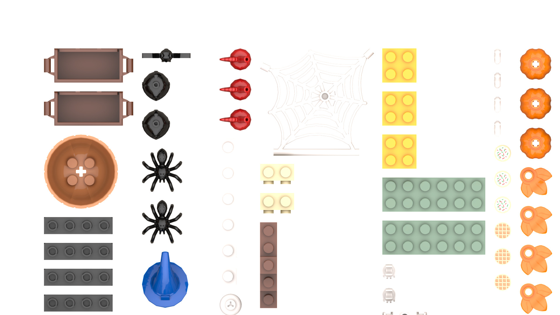 TwindBricks3D - 40608 Halloween Fun VIP Add-On Pack 3D print model_1