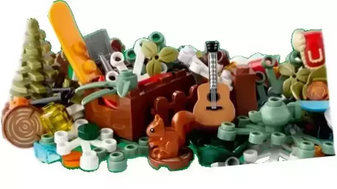 TwindBricks3D - 40610 Winter Fun VIP Add-On Pack 3D print model