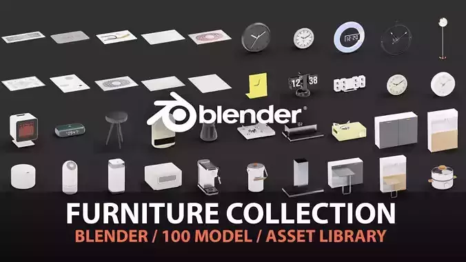100 Furniture Models Vol 4