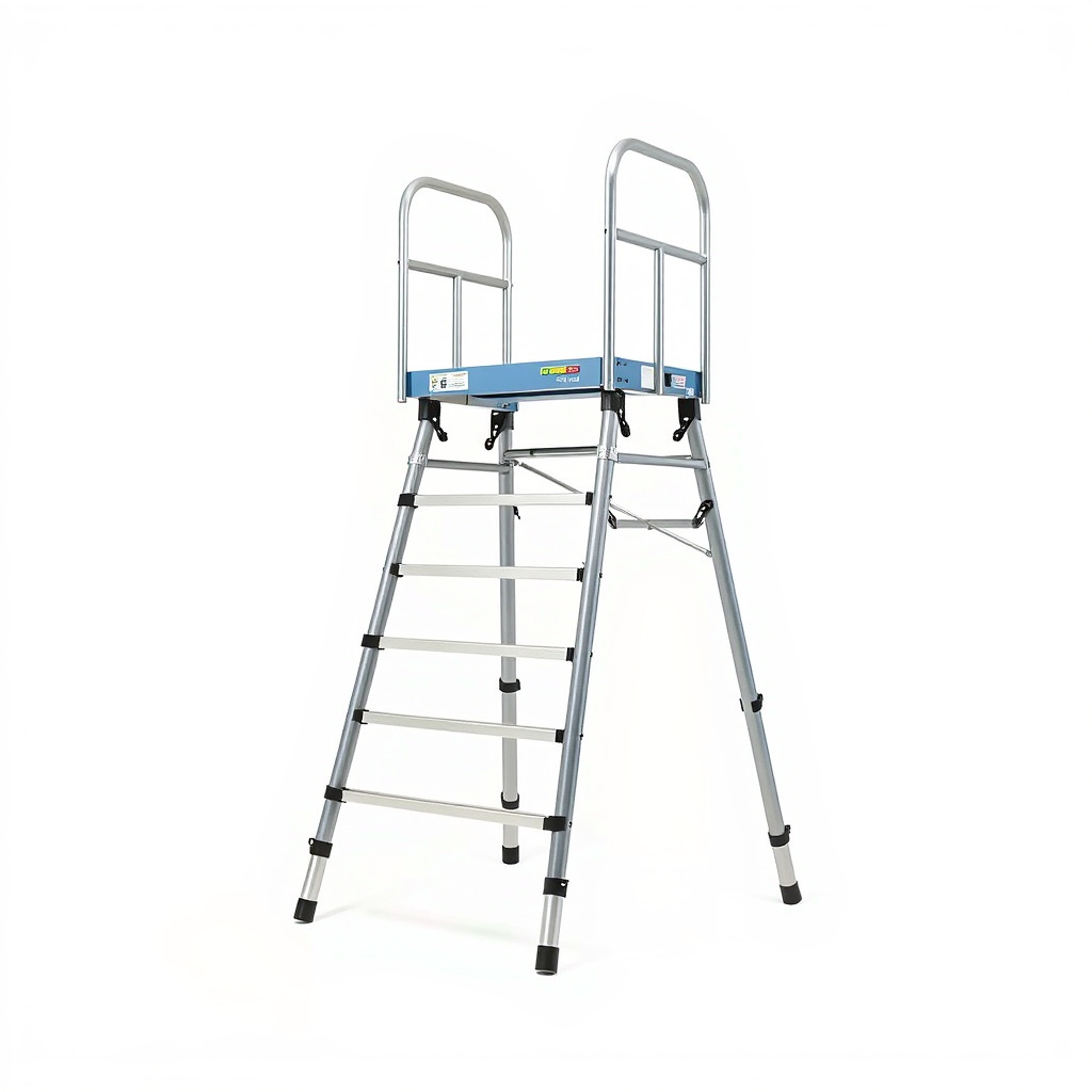 Versatile Scaffold Ladder 3D Model Pack with Ergonomic Design Low-poly 3D model_4