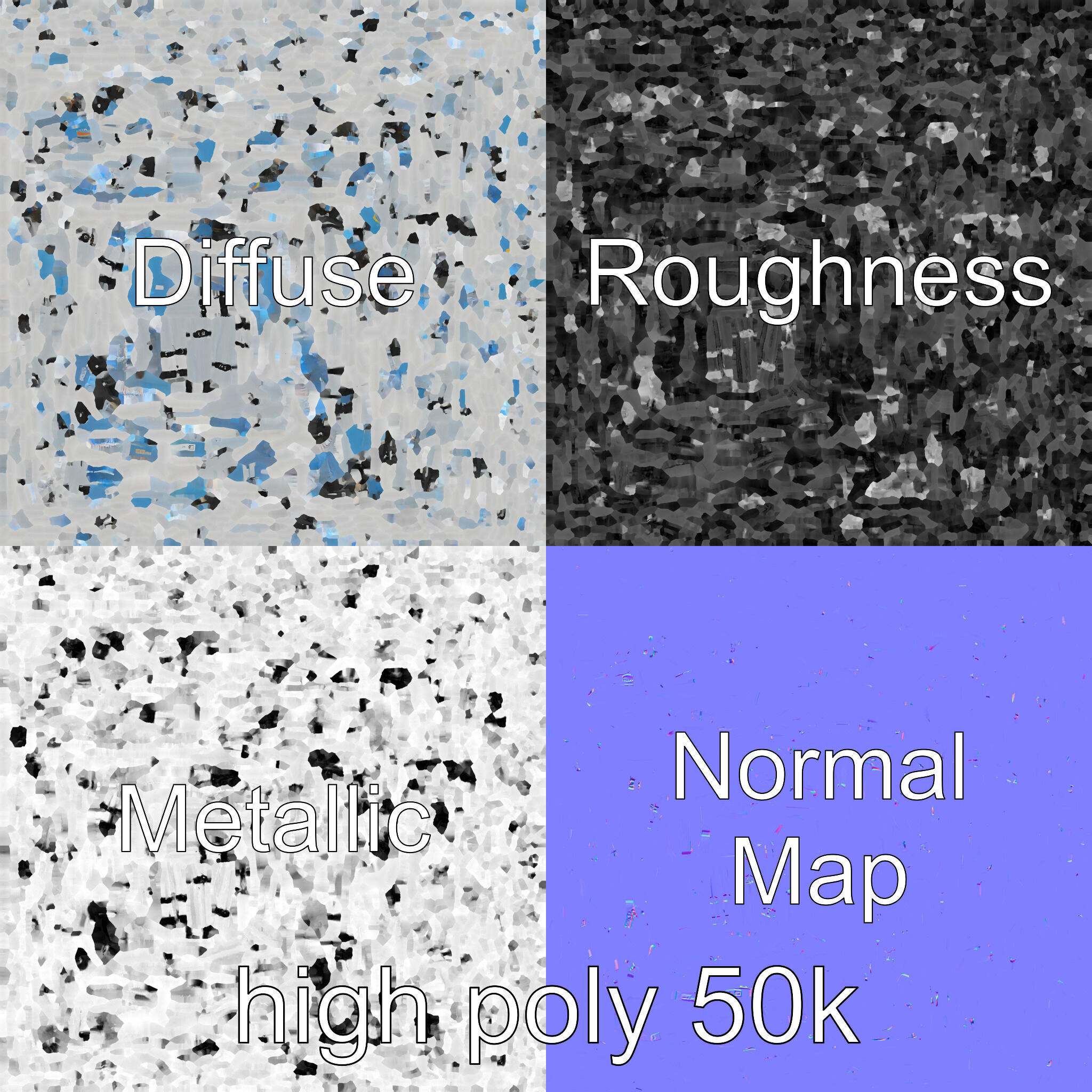 Versatile Scaffold Ladder 3D Model Pack with Ergonomic Design Low-poly 3D model_3