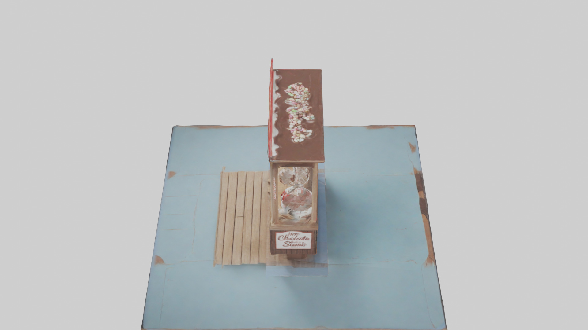 Hot Chocolate Stand model Low-poly 3D model_17