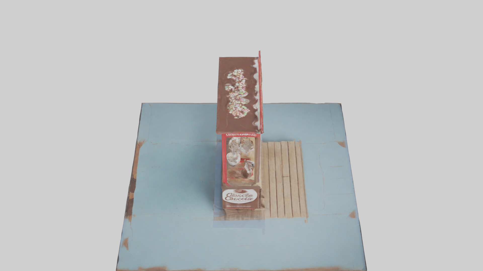 Hot Chocolate Stand model Low-poly 3D model_18