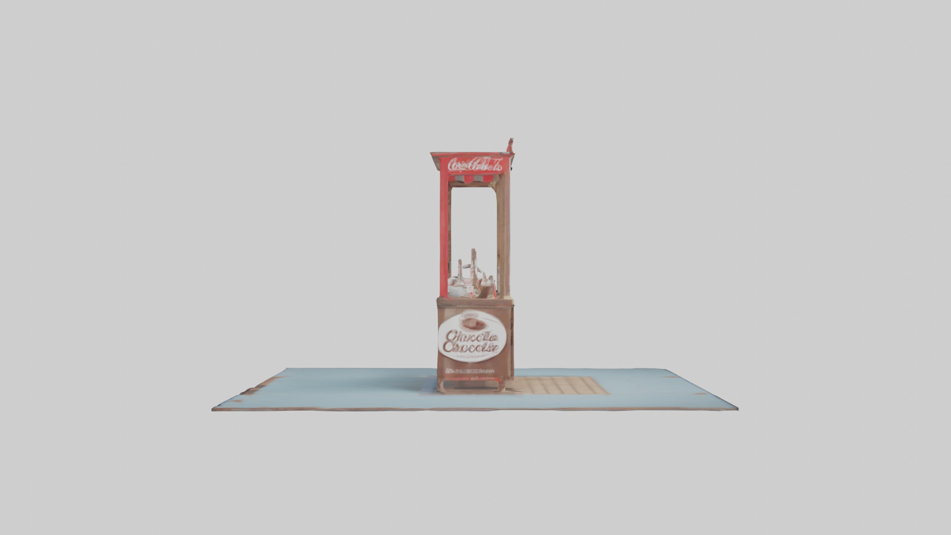 Hot Chocolate Stand model Low-poly 3D model_13
