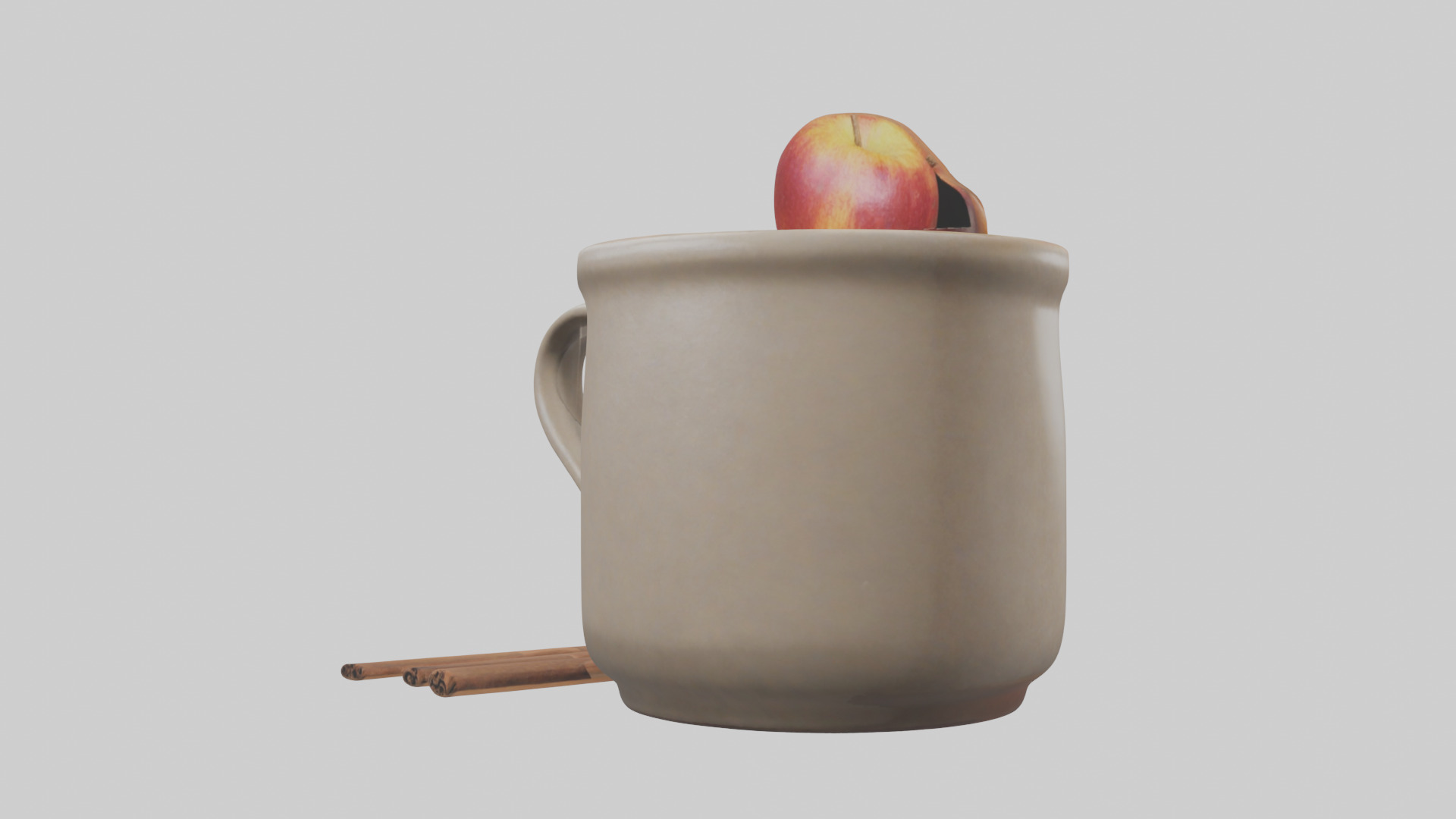 Hot Cider Mug model Low-poly 3D model_10