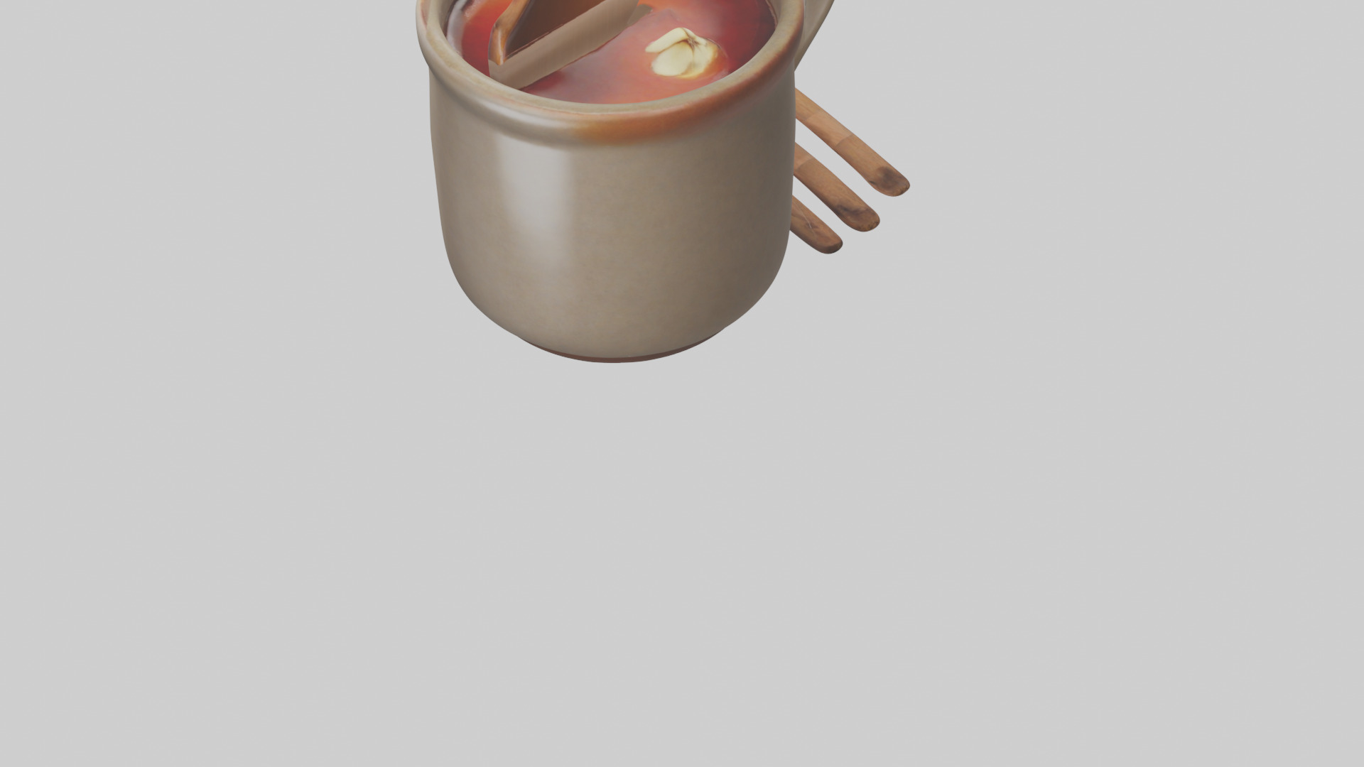Hot Cider Mug model Low-poly 3D model_3