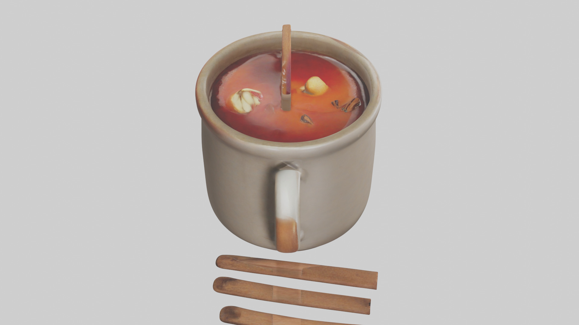 Hot Cider Mug model Low-poly 3D model_18