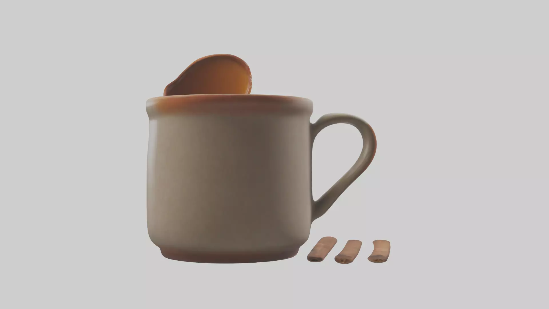 Hot Cider Mug model Low-poly 3D model_0