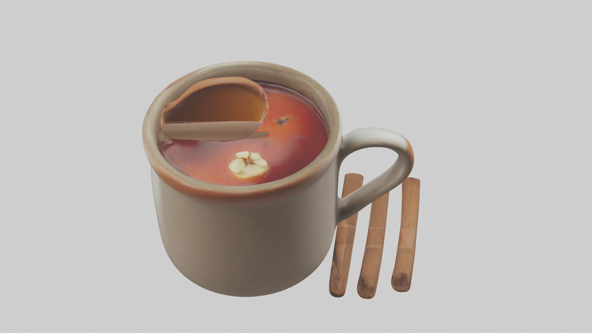 Hot Cider Mug model Low-poly 3D model_15