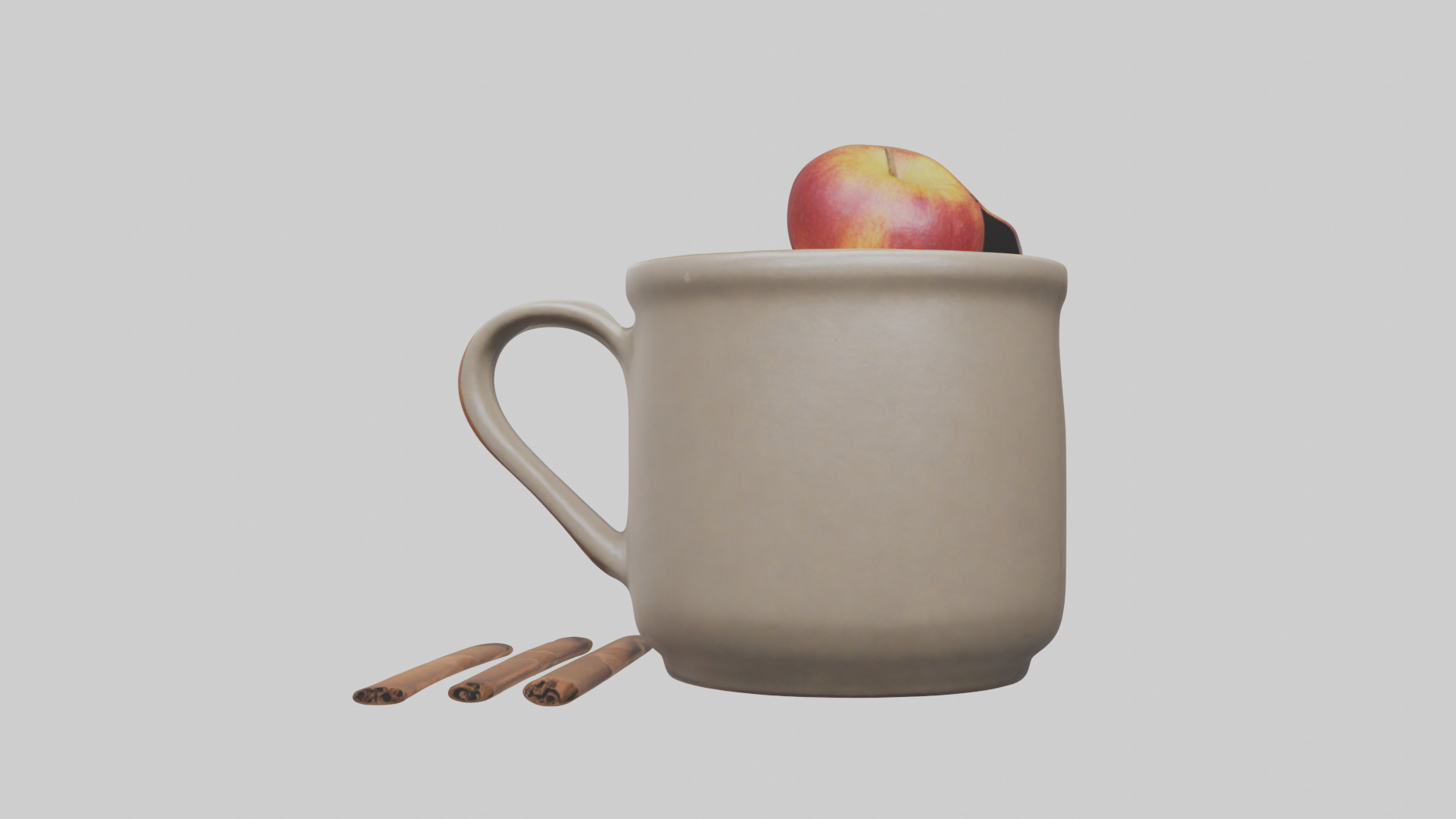 Hot Cider Mug model Low-poly 3D model_9
