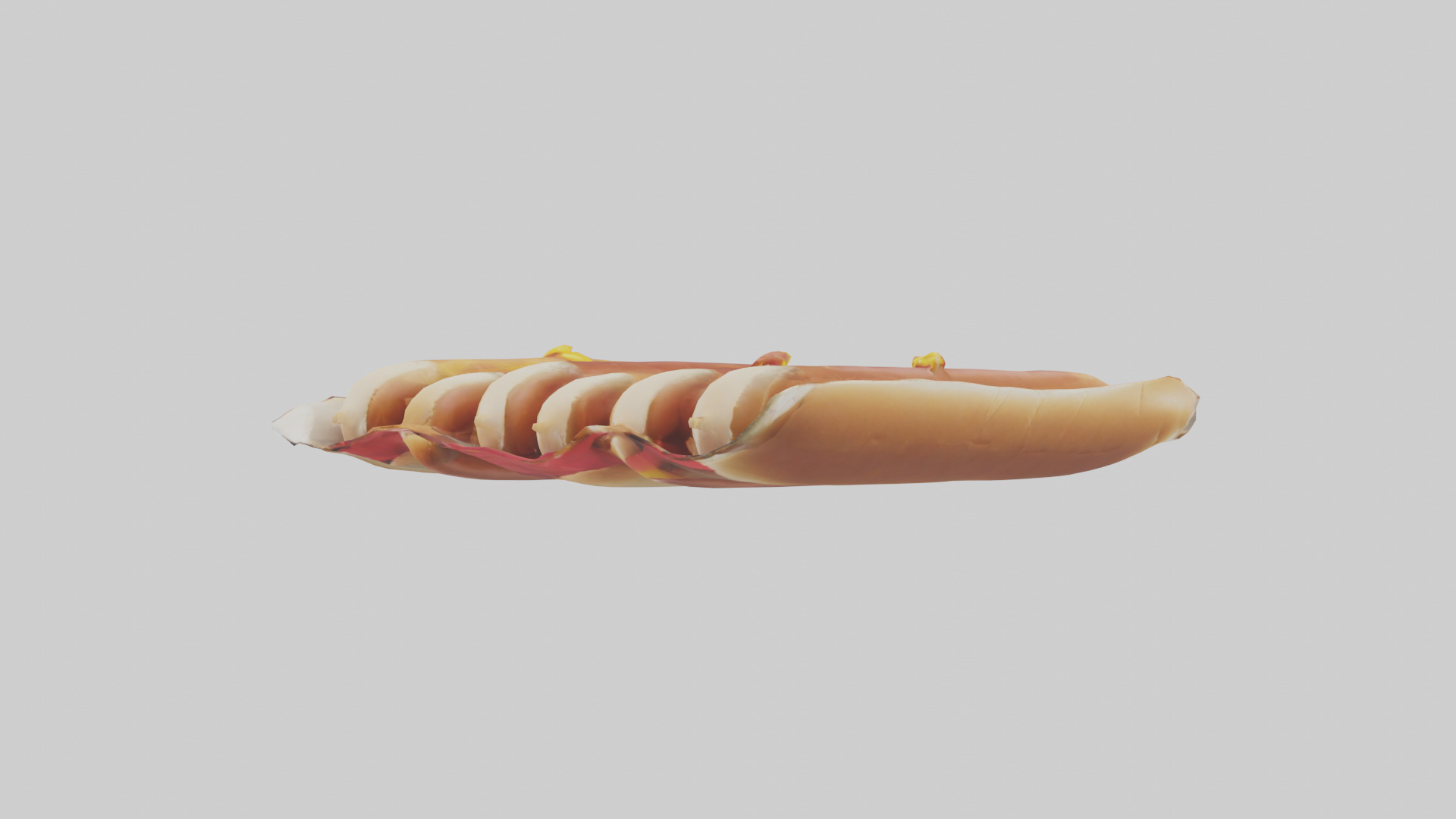 Hot Dog Pack model Low-poly 3D model_12