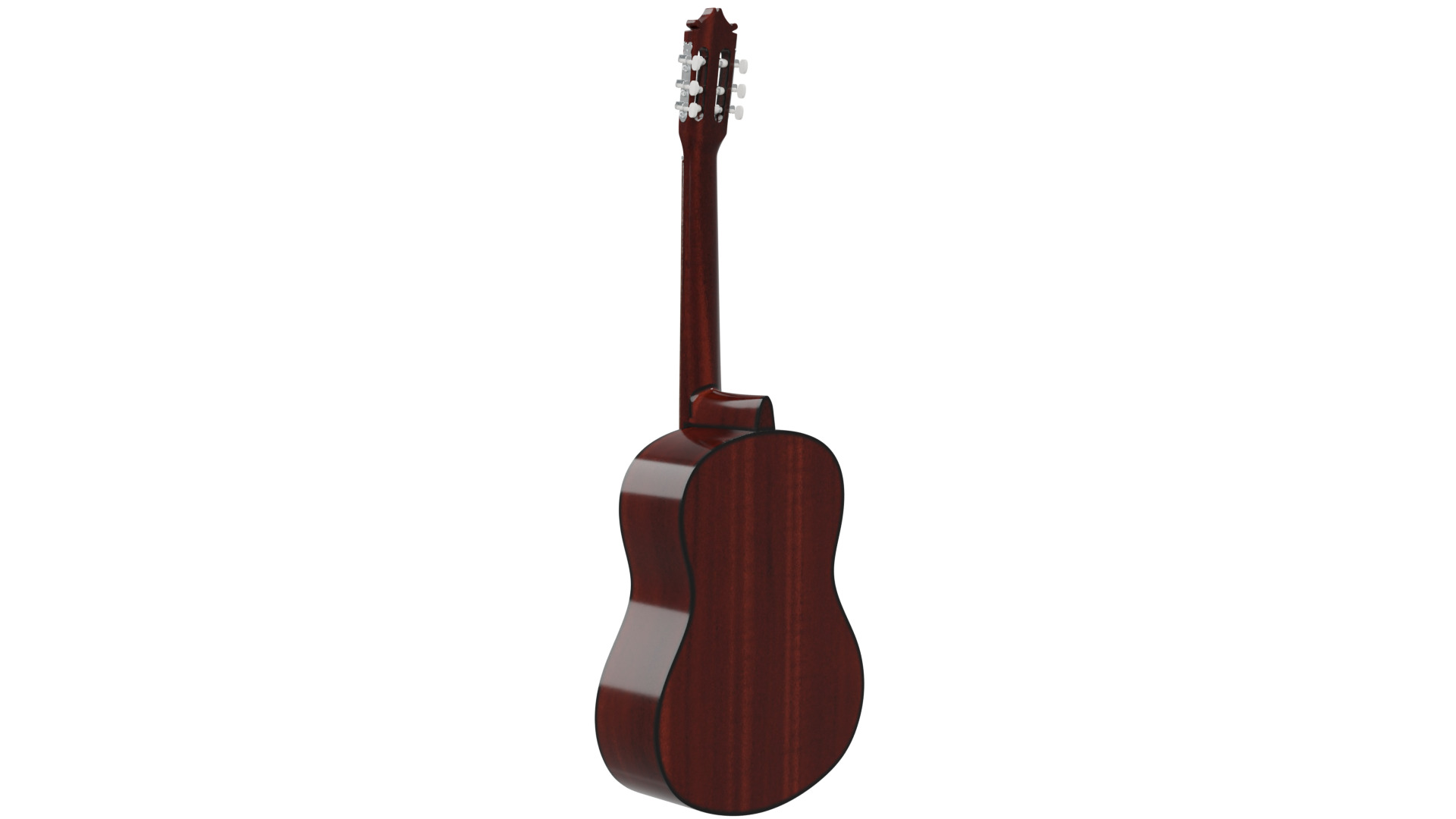 Classic Guitar 3D model_4
