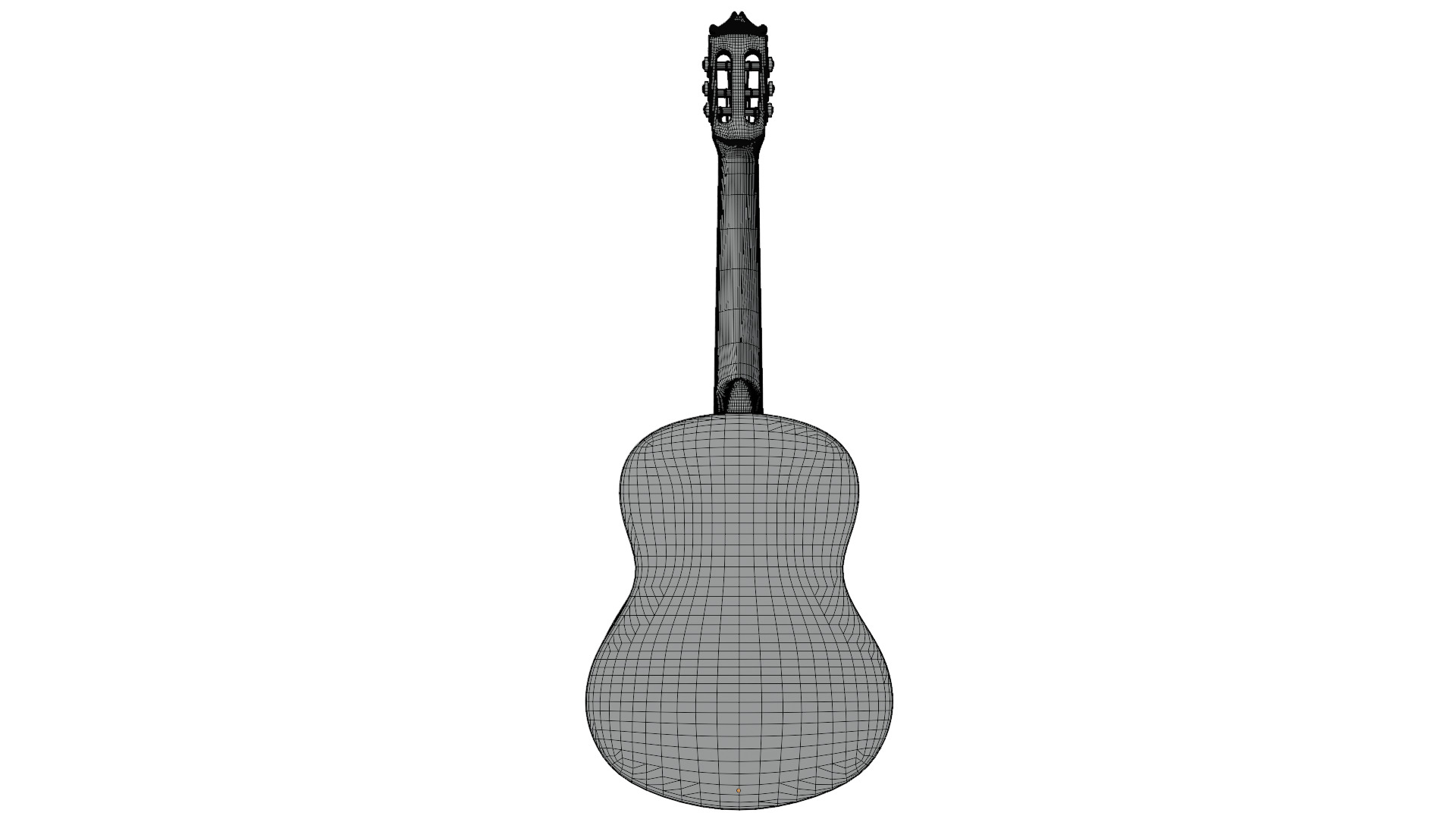 Classic Guitar 3D model_14