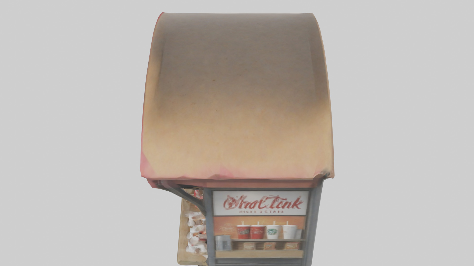 Hot Drink Stand model Low-poly 3D model_17
