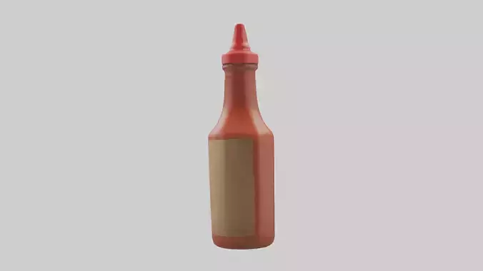 Hot Sauce Bottle model